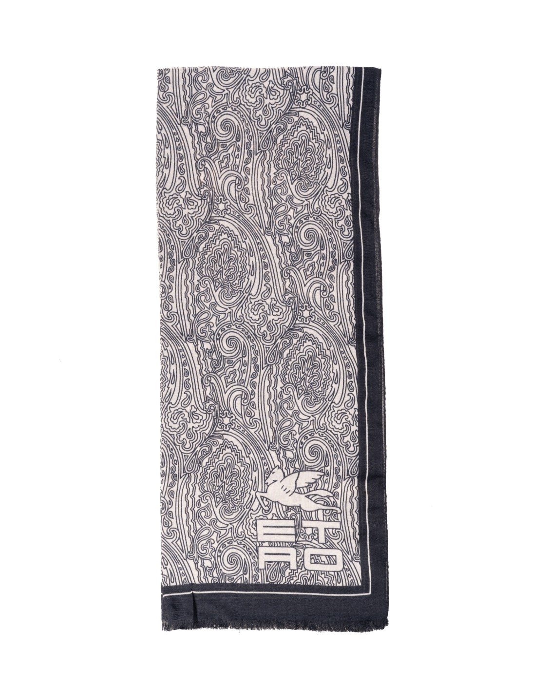 shop ETRO Saldi Sciarpa: Etro sciarpa in lana e seta, decorata da una stampa che interpreta l'iconico disegno Paisley in stile grafico, è impreziosita da logo ETRO CUBE e da un bordo a contrasto.
Dimensioni: 70 x 170cm.
Composizone: 70% lana, 30% seta.
Made in Italy.. 10007 4516-0001 number 5330225